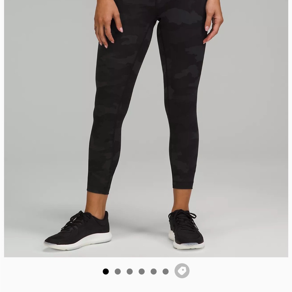 Lululemon Wunder Train 25” Camo Leggings